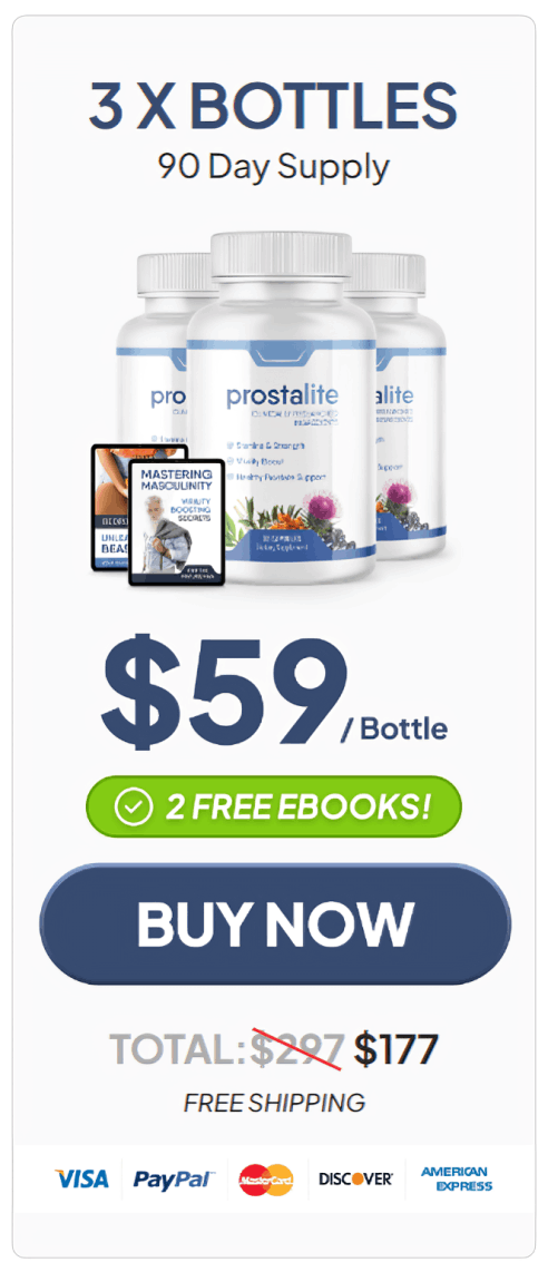 ProstaLite 3 $59/bottle